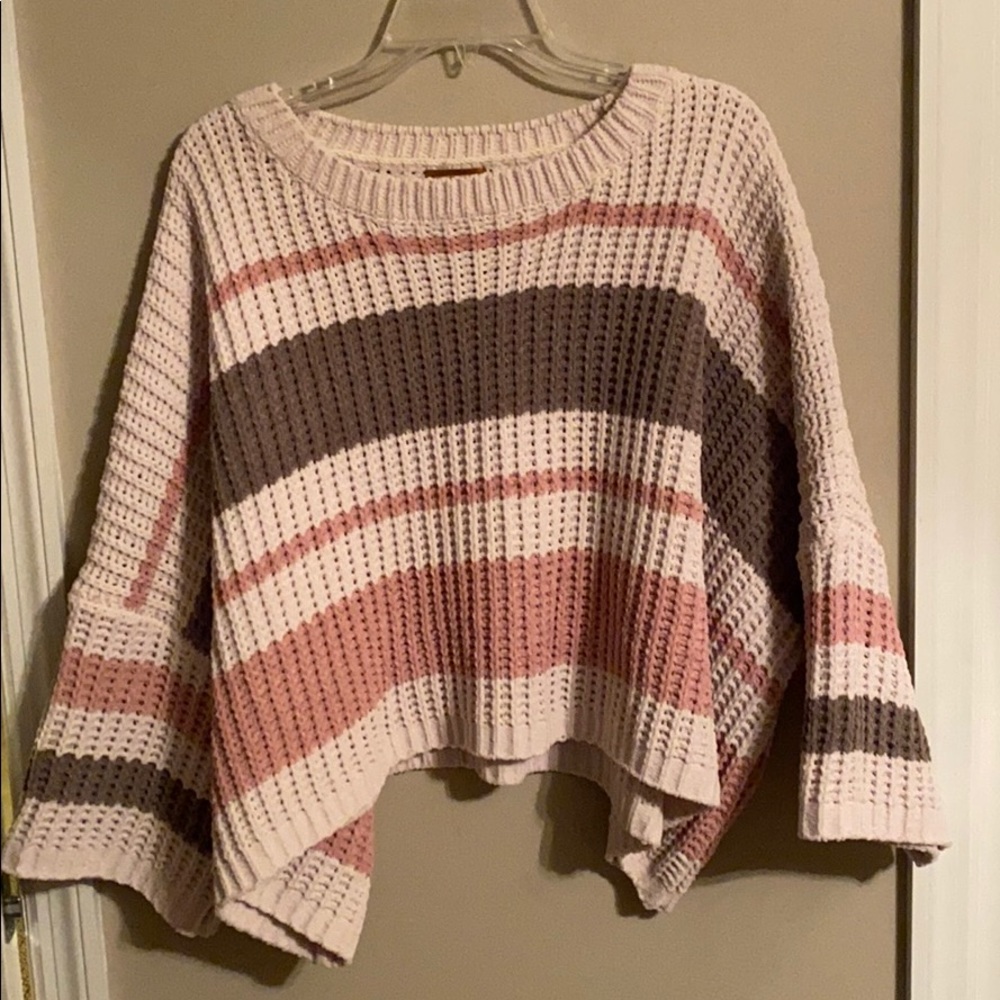 POL oversized striped sweater